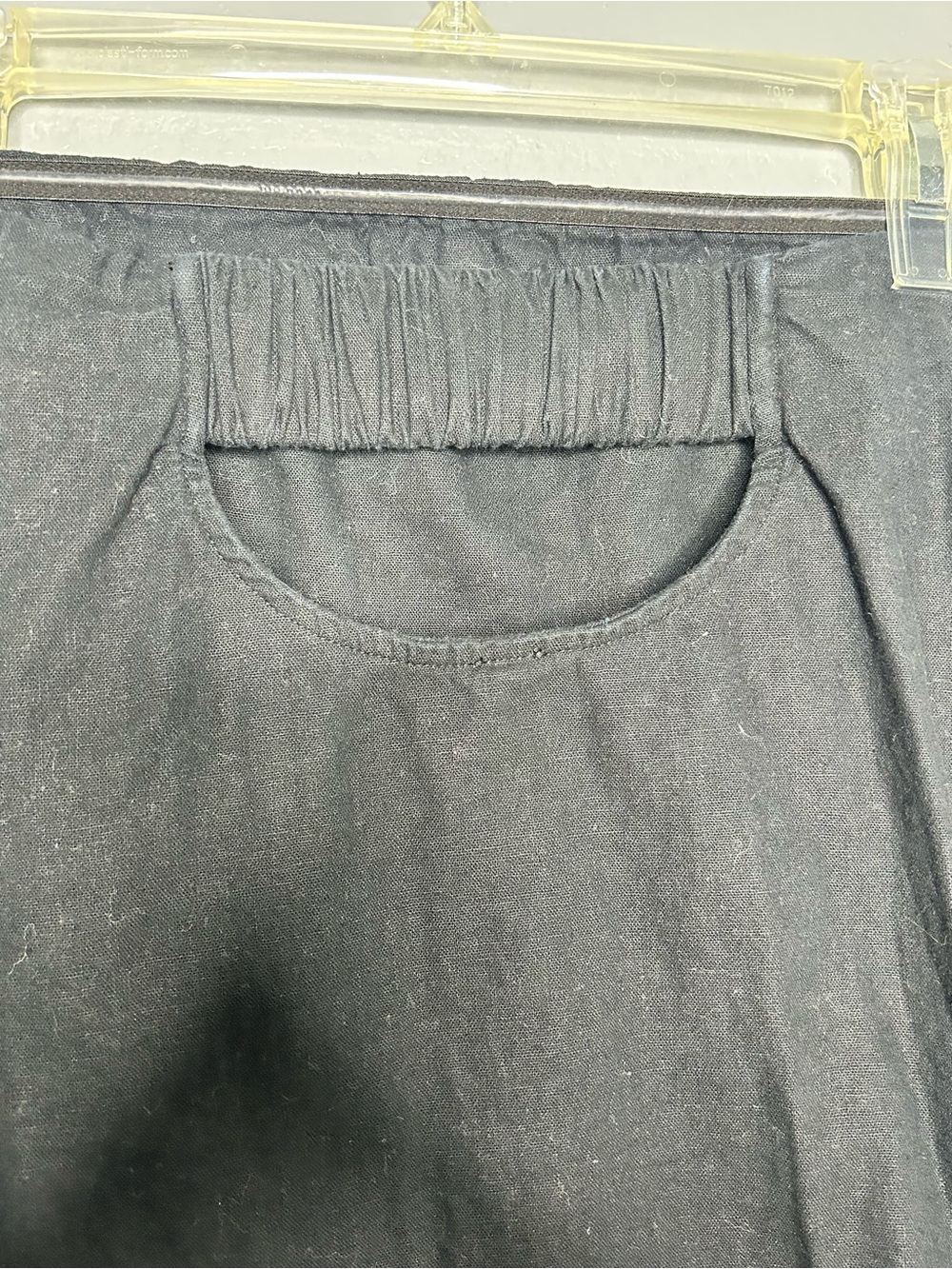 Free People Black Strapless Linen CottonDark Romantic Cocktail Mini Dress Large - Picture 6 of 8